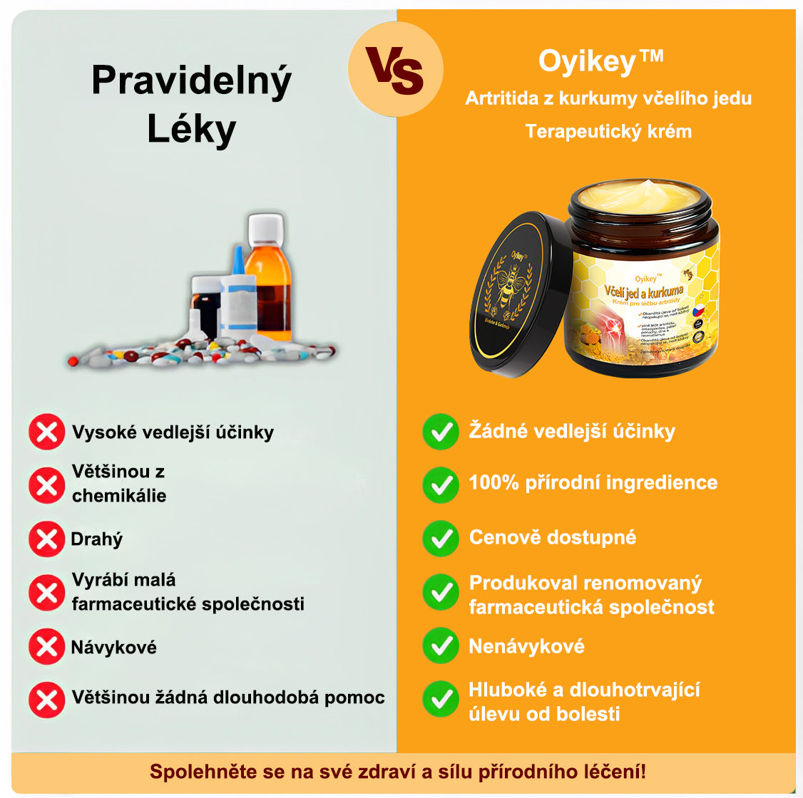🌏𝐎𝐲𝐢𝐤𝐞𝐲™ krém na artritídu s včelím jedom a kurkumou🐝 (ideálny pre starších ľudí a odporúčaný Slovenskou ortopedickou spoločnosťou SOTS).