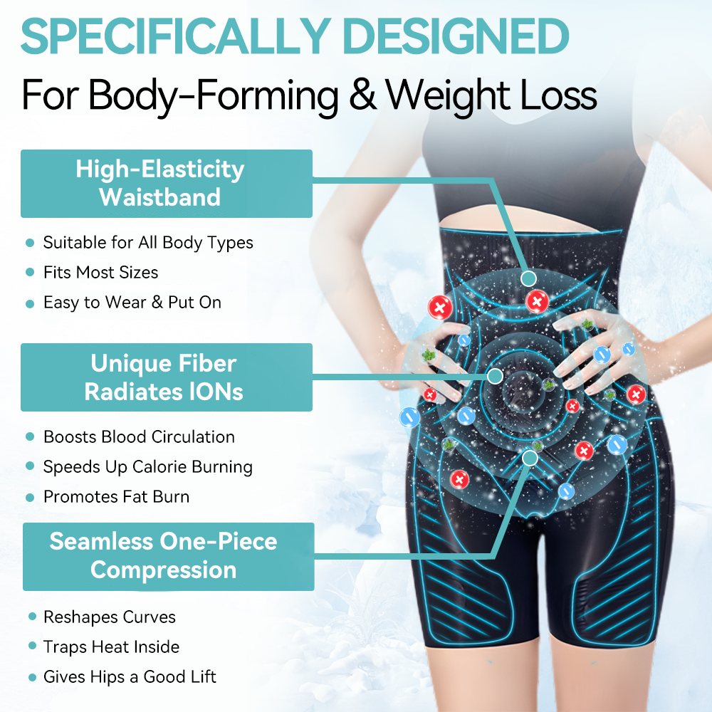 👑👑VOCJFEI™ Bee Venom lon Fat- Burning Detox Icy Silk Shapewear⭐ [Last 20 Minutes, Limited-Time Discount: 80% Off]